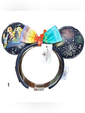 Disney Loungefly Three Caballeros Mexico Ears Headband with Removable Bow NEW! 1